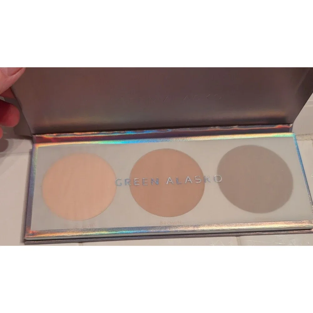 Kecai Cosmetics Naked 8 Eyeshadow A & B Plus Contour Palette 3pc Lot